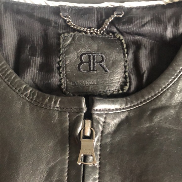 Banana Republic Genuine Black Leather Like New Size Small - Picture 2 of 7